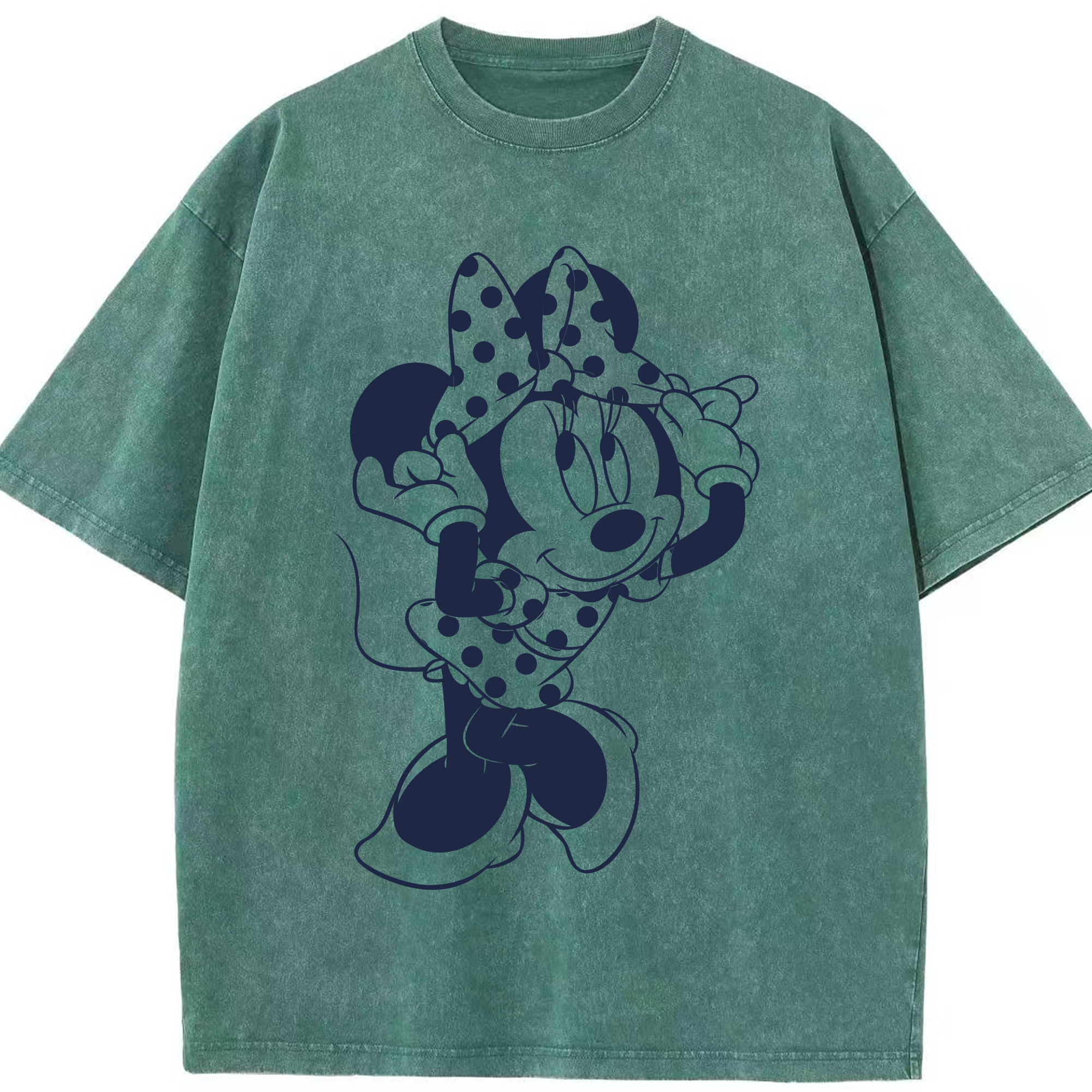 （画像用） ミッキーマウス Mickey Mouse 綿100% ヴィンテージ風 半袖Tシャツ（フロントプリント）